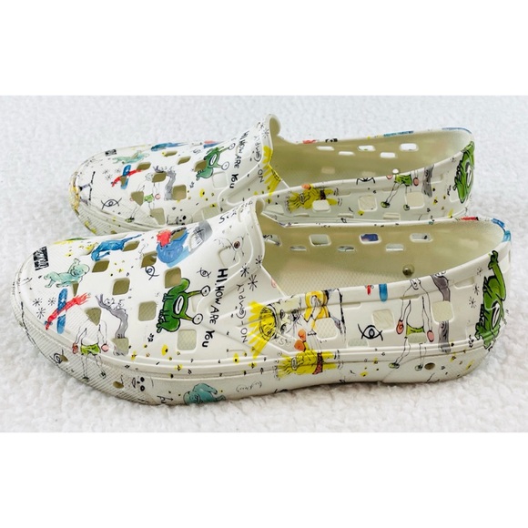 (RARE) VANS • No-Comply x Daniel Johnston Slip-On Trek Slippers - Picture 6 of 15